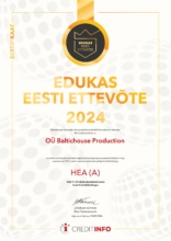 Reitingu sertifikaat 2024