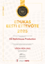 Reitingu sertifikaat 2025