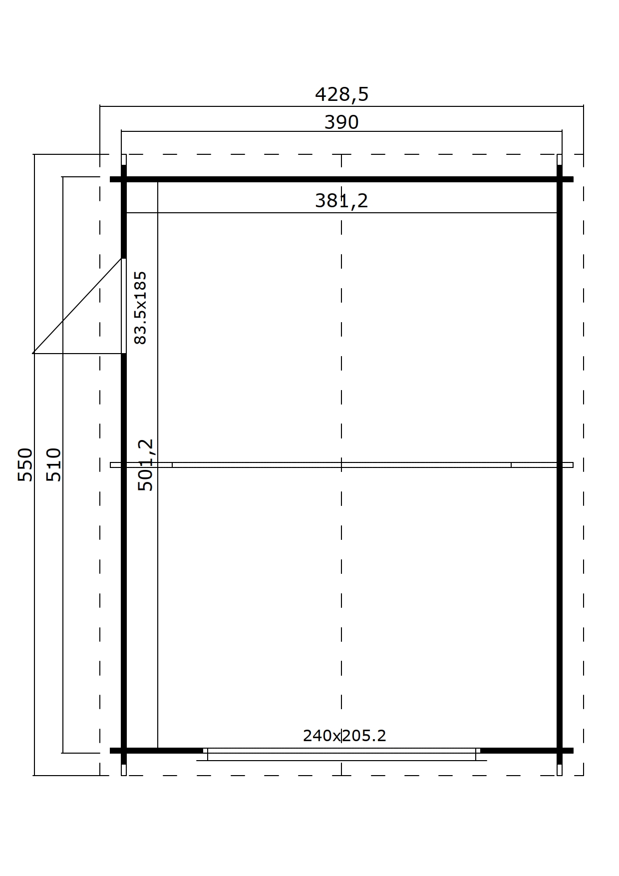 Garaaži plaan | Plan of garage